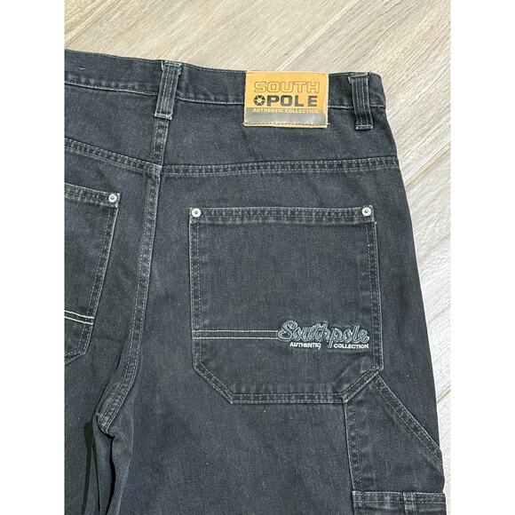 Vintage y2k Mens Black Southpole Jorts Size 36 - Picture 5 of 9